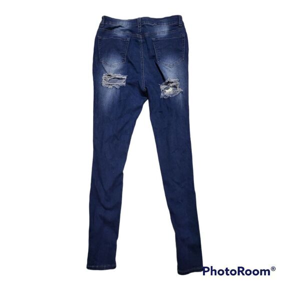 Redfox Destroyed Skinny Jeans - Picture 2 of 3